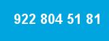 922 804 51 81